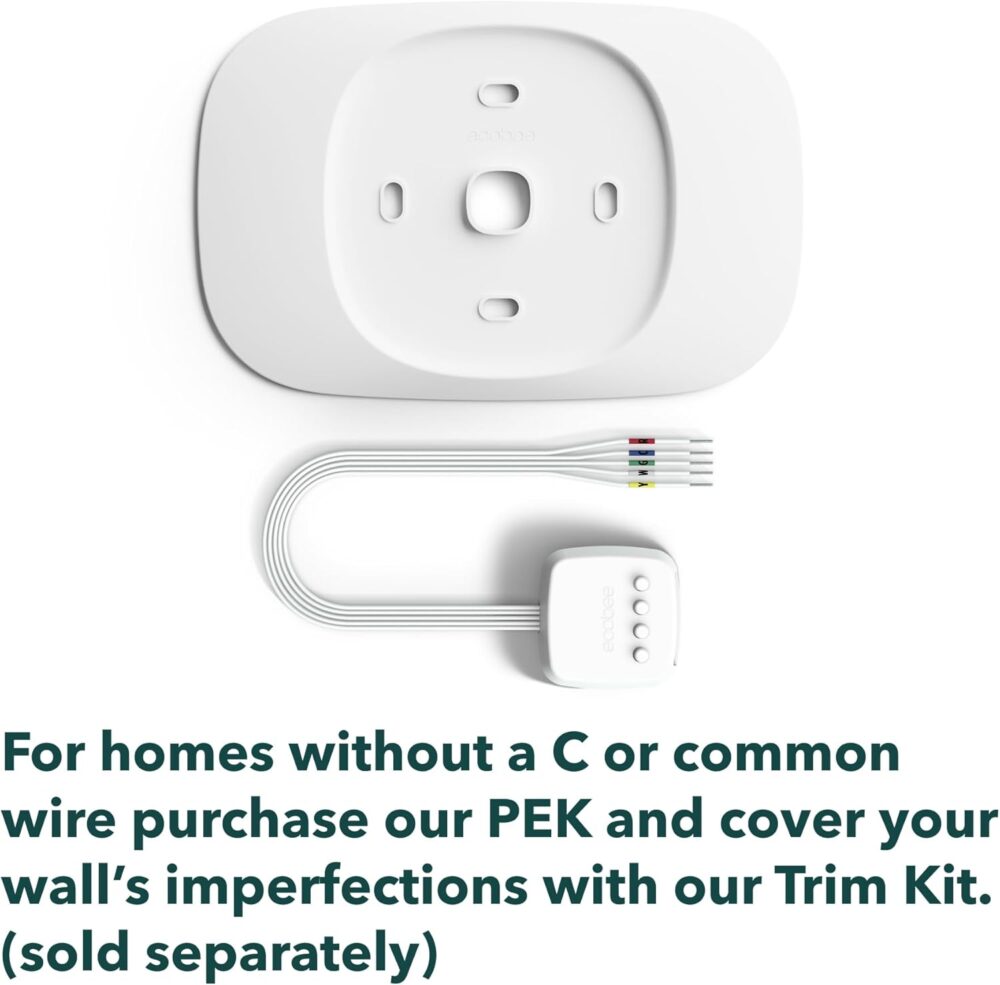 ecobee Smart Thermostat Essential - Energy Star Certified programmable Wi-Fi Thermostat - Works with Siri, Alexa, and Google Assistant - Image 6