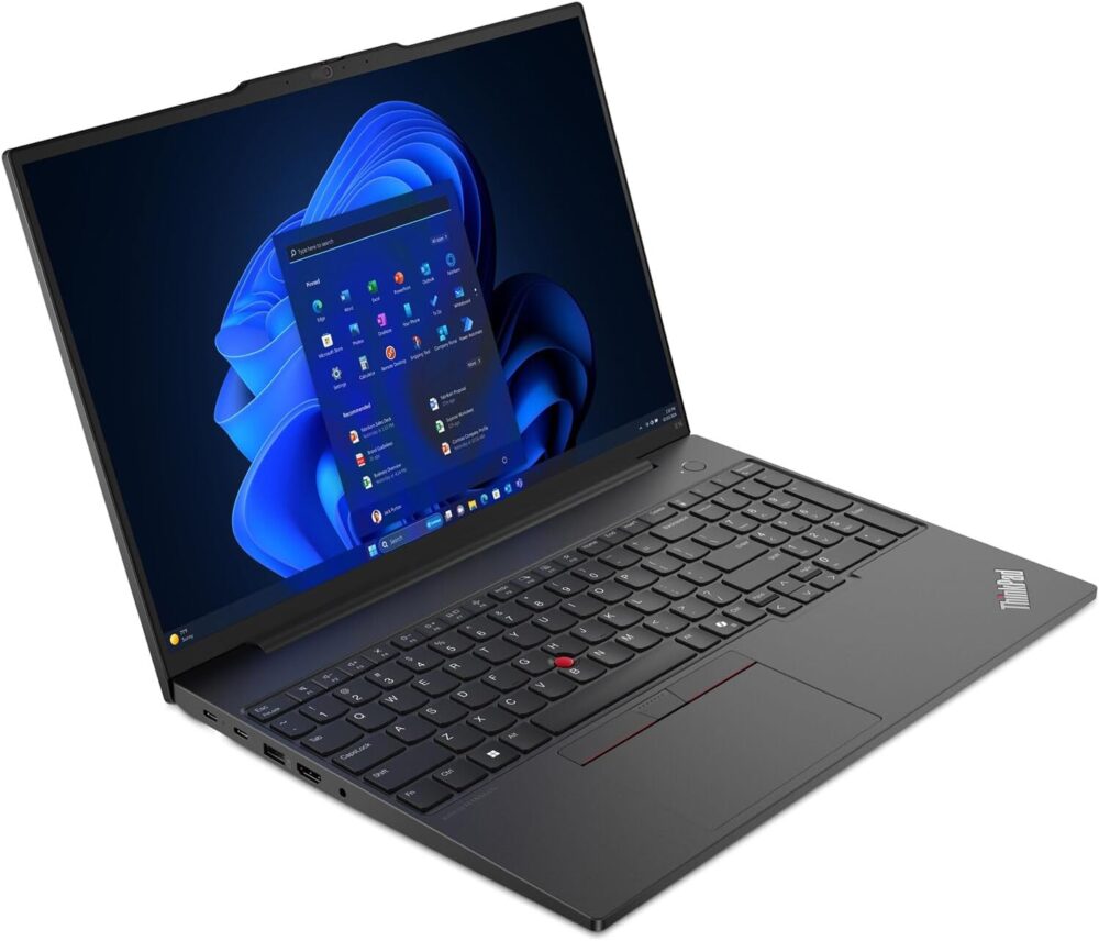 Lenovo ThinkPad E16 Gen 1 Business Laptop 16.0" WUXGA IPS Display 300 nits (AMD Ryzen 5 7530U 6-Core 2.00GHz, 16GB RAM, 512GB PCIe SSD, AMD Radeon, Backlit KYB, FP, WiFi 6, Win11Pro) w/Dockztorm Hub - Image 4