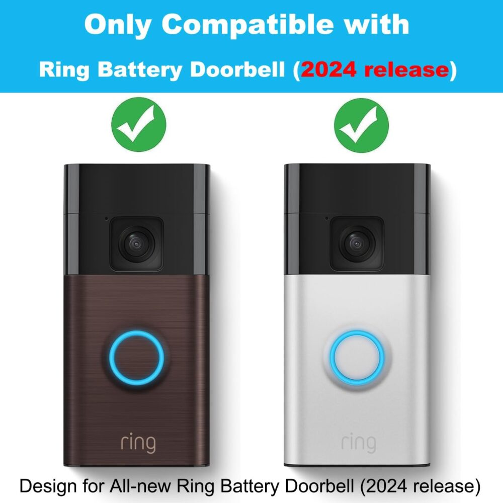 Video Doorbell Key Replacement Tool, Secure Removal Key Tool Compatible with All-New R/ing Battery Doorbell (2024), Ring Doorbell Camera Opening Key Tool (2 Pack) - Image 3
