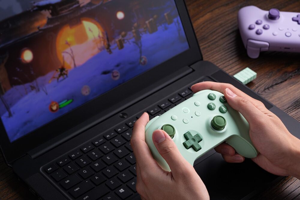 8BitDo Ultimate 2C Wireless Controller for Windows PC and Android, with 1000 Hz Polling Rate, Hall Effect Joysticks and Triggers, and Remappable L4/R4 Bumpers (Green) - Image 7