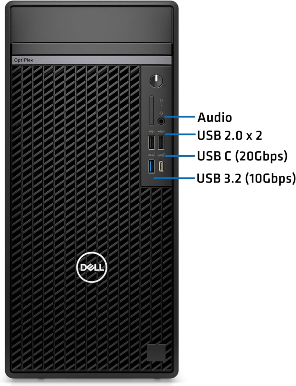 Dell Optiplex Desktop Plus Computer, Intel Core i9-12900K, 64GB RAM, 2TB NVMe PCIe SSD, Nvidia Quadro P1000 4GB Graphics, 4 x Mini-DisplayPort, HDMI, AX Wi-Fi, BT, USB C, Windows 11 Pro, Black Tower - Image 3