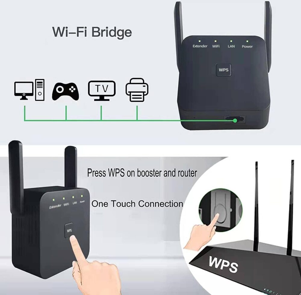 2025 Fastest WiFi Extender, WiFi Repeater, WiFi Booster, Covers Up to 10000 Sq.ft and 60 Devices, Internet Booster - with Ethernet Port, Quick Setup, Home Wireless Signal Booster - Image 4