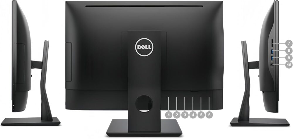 Dell OptiPlex 5250 All-in-One Desktop Computer, 21.5" FHD(1920x1080), Intel G4560 3.5GHz, 8GB RAM, 256GB SSD, Keyboard&Mouse, WiFi, Windows 10 pro(Renewed) - Image 8
