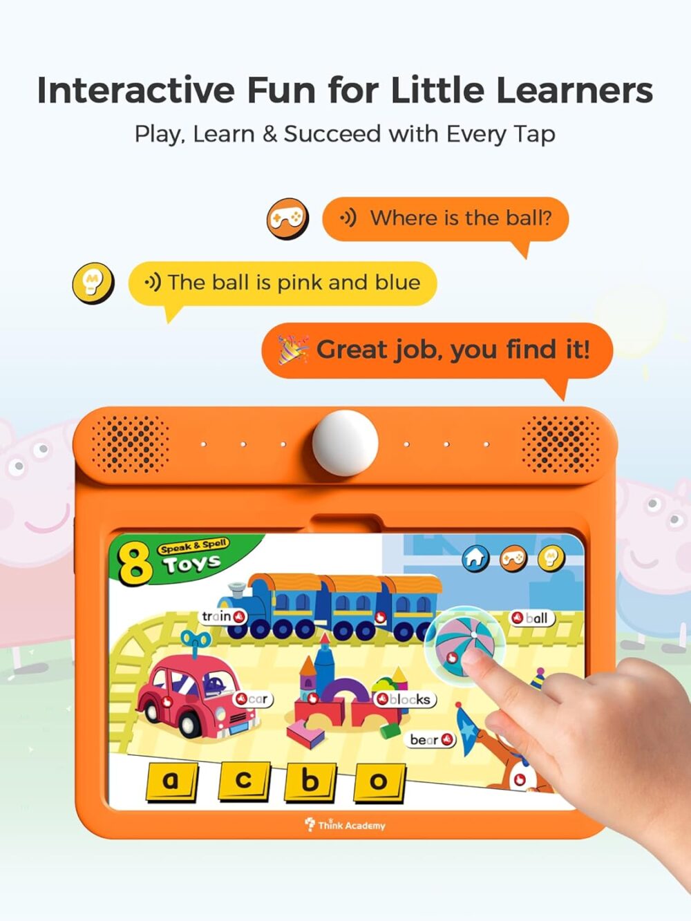 Interactive Electronic Learning Pad - Learn-to-Read System with 70 Sound Pages, Card-Insert for Alphabet, Words, Numbers, Music, Learning Activities for Kids 3-5 Years Old - Image 3