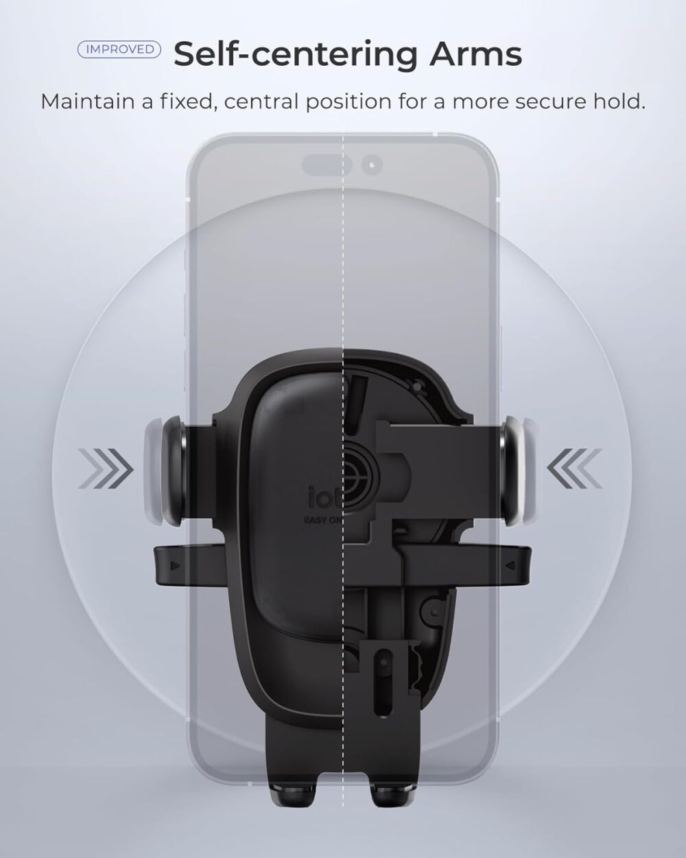 iOttie Easy One Touch Advanced Universal Car Mount Dashboard & Windshield Suction Cup Phone Holder for iPhone Samsung, Google, All Smartphones - Image 4