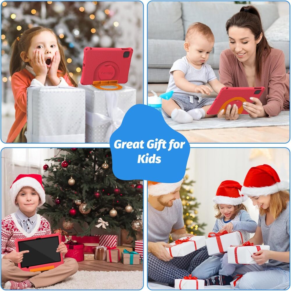Kids Tablet 11 Inch Android 14 Toddler Tablet 8GB+64GB Octa-Core 8000mAh Battery with EVA Case, YouTube, WiFi 6, Parental Control, GMS, Rose Red - Image 8
