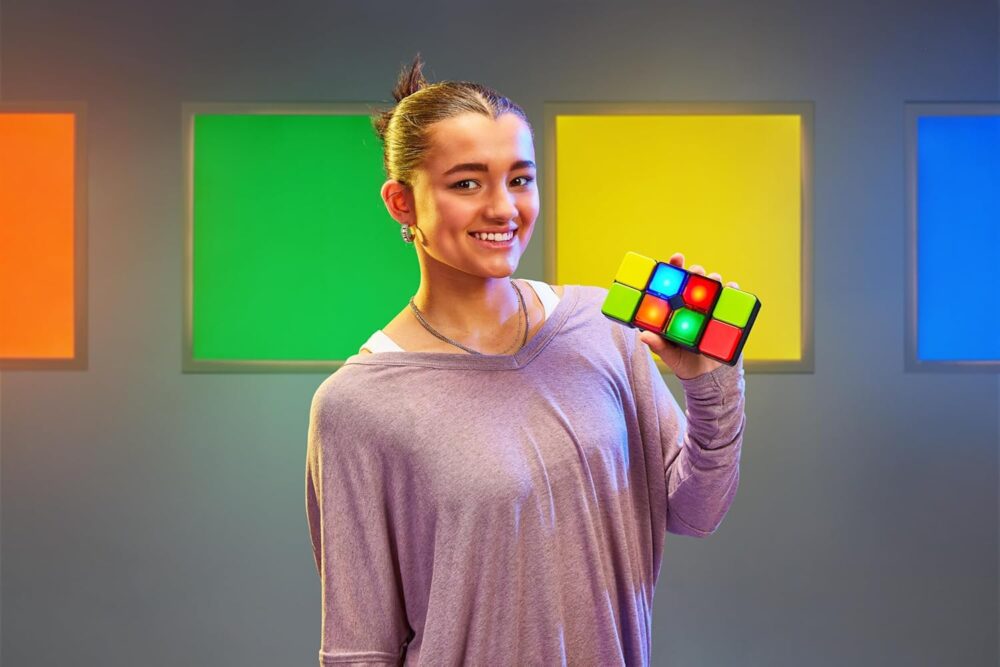 Flipslide Game - Electronic Handheld Game | Addictive Multiplayer Puzzle Game of Skill | Flip, Slide & Match Colors to Beat the Clock | 4 Thrilling Game Modes | Ages 8+ | Includes Batteries - Image 4