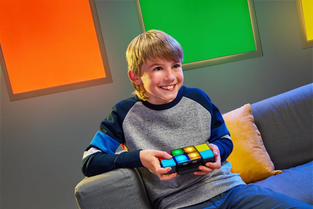 Flipslide Game - Electronic Handheld Game | Addictive Multiplayer Puzzle Game of Skill | Flip, Slide & Match Colors to Beat the Clock | 4 Thrilling Game Modes | Ages 8+ | Includes Batteries - Image 5