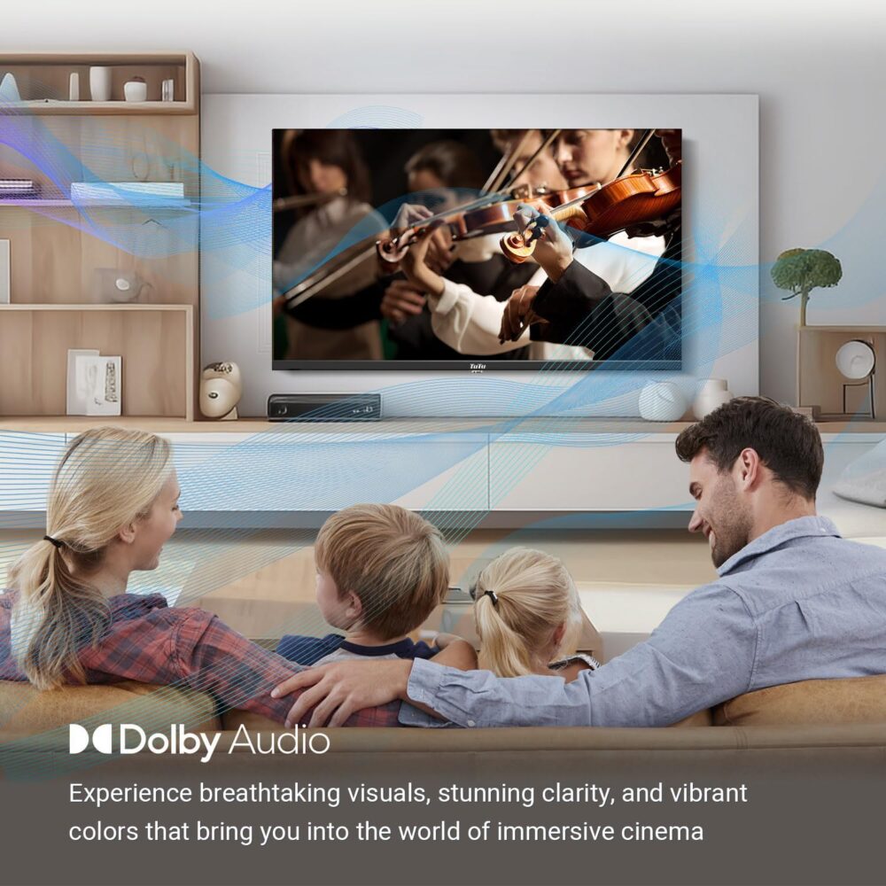 32 Inch 720P HD Smart TV with Google TV, Full HD Slim Design LED Smart TV or Monitor with HDMI, Dolby Audio, Voice Remote, Stream Live(2024 Model) - Image 7