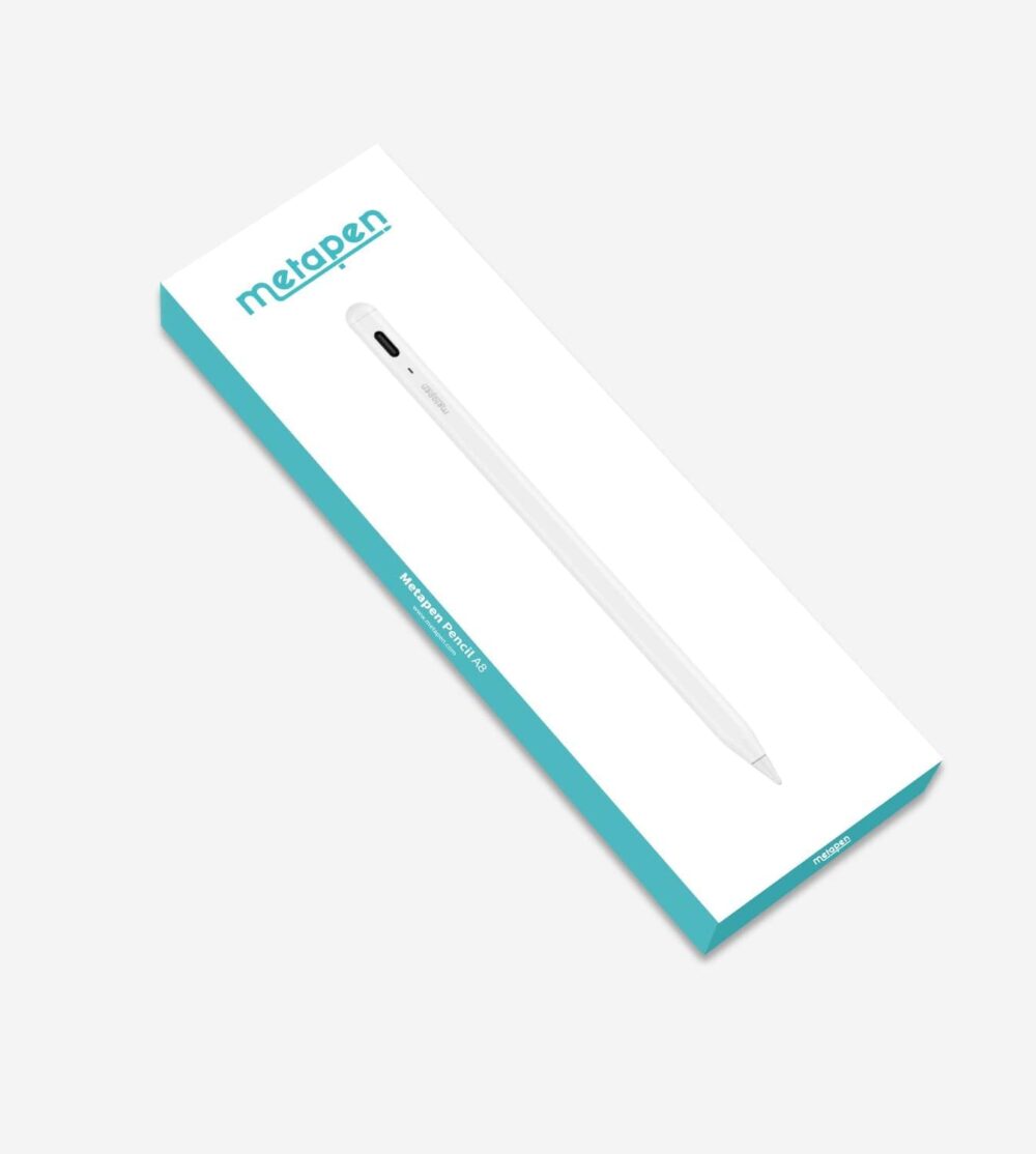 Metapen Pencil A8 for Apple iPad 2018-2025, (2X Faster Charge), Tilt Sensitivity, Pixel Precision, Stylus Pen for iPad 11/10/9/8/7/6th Gen, Pro 12.9/11/13-inch M4, Air 3/4/5/M2/M3, Mini 5/6th, White - Image 11