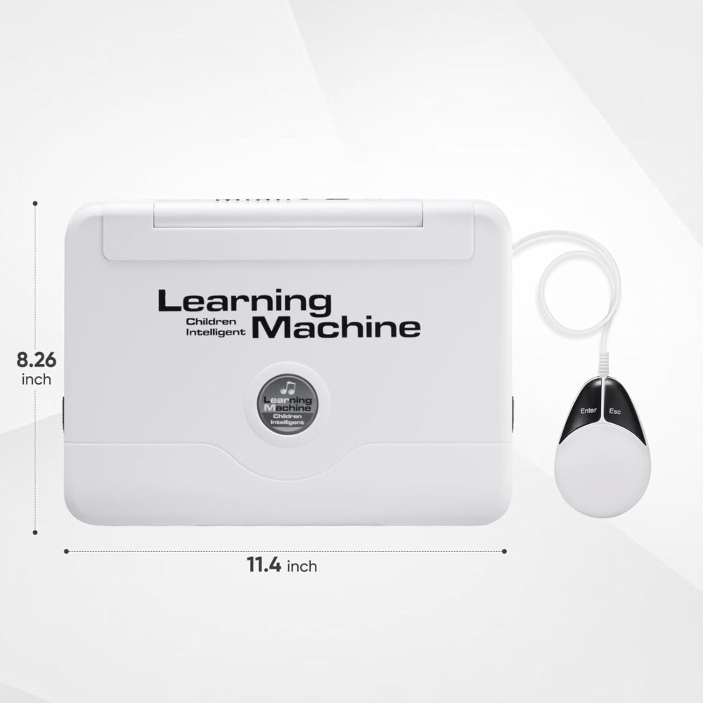 LESHITIAN Kids Laptop - 80 Learning Modes to Learn Alphabet, Words, Mathematics, Play Games and Music - Toy for Children Ages 5+ - Image 3