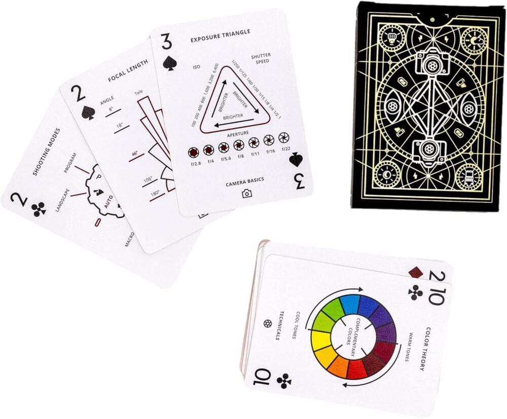 The Photography Deck - Photography Cheat Sheet Cards - Camera Settings Cheat Sheets - Photography Idea Cards - Essential Shooting Guide - Photography Tips Reference Card - Quick Tip Photo Cards - Image 4