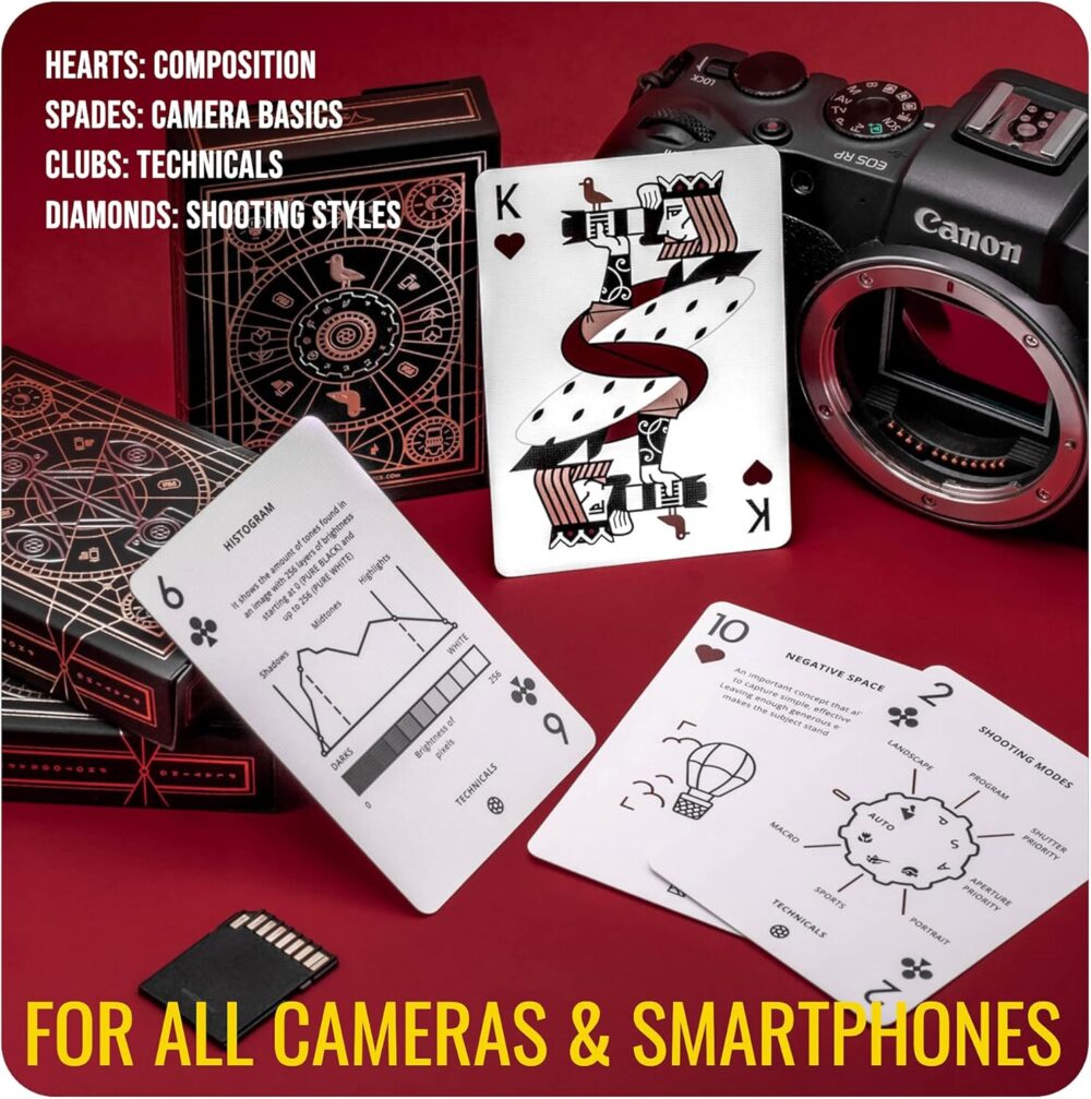 The Photography Deck - Photography Cheat Sheet Cards - Camera Settings Cheat Sheets - Photography Idea Cards - Essential Shooting Guide - Photography Tips Reference Card - Quick Tip Photo Cards - Image 7