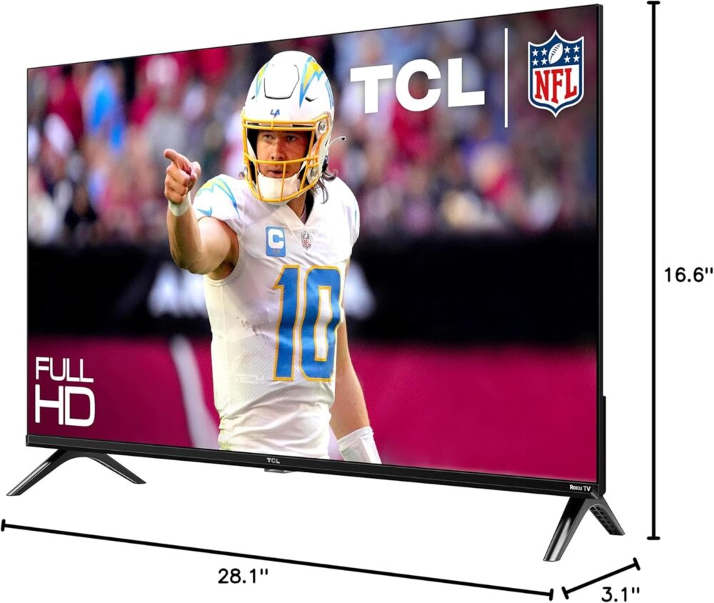 TCL 32-Inch Class S3 1080p LED Smart TV with Roku TV (32S350R, 2023 Model), Compatible with Alexa, Google Assistant, and Apple HomeKit Compatibility, Streaming FHD Television,Black - Image 19