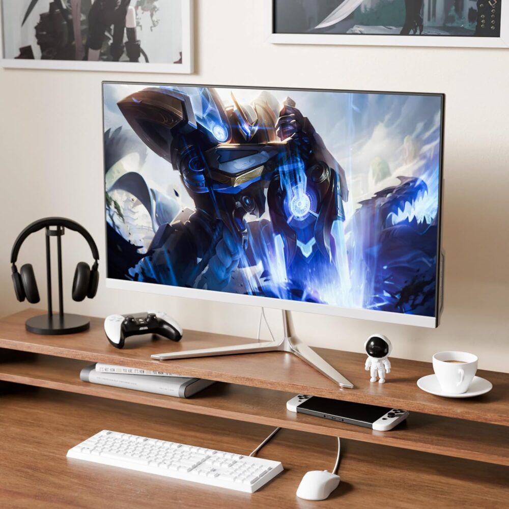 23.8" All in One Desktop Computer,All-in-one Desktop,Intel Quad-Core N5095 Processor,16GB RAM, 512GB SSD, Dual-Band WiFi 2.4/5.0Ghz & Bluetooth, Windows 11, Includes Keyboard and Mouse Set - Image 6