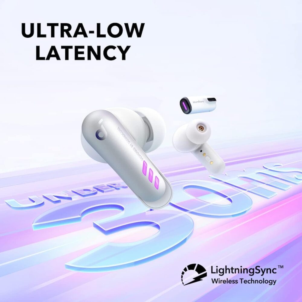 Soundcore VR P10 Gaming Earbuds-Low Latency, Meta Officially Co-branded, Dual Connection, 2.4GHz Wireless, USB-C Dongle Included-Compatible with Meta Quest 2, Steam Deck, PS4, PS5, PC, Switch - Image 4