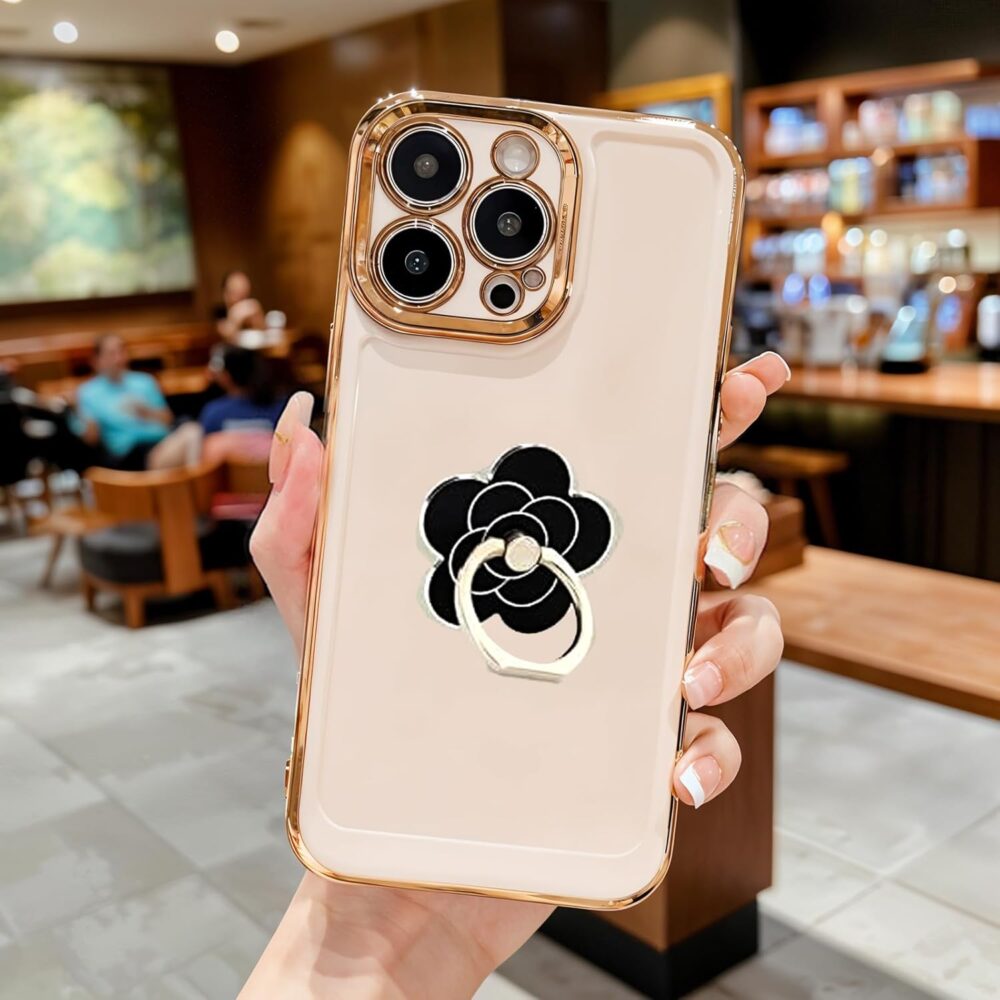 6 Pcs Phone Rings for Back of Phone Flower Cell Phone Ring Holder Stand Finger Kickstand 360 Rotation Universal Ring Grip Holder Compatible with Smartphones Mobile Phone Case Accessories - Image 5