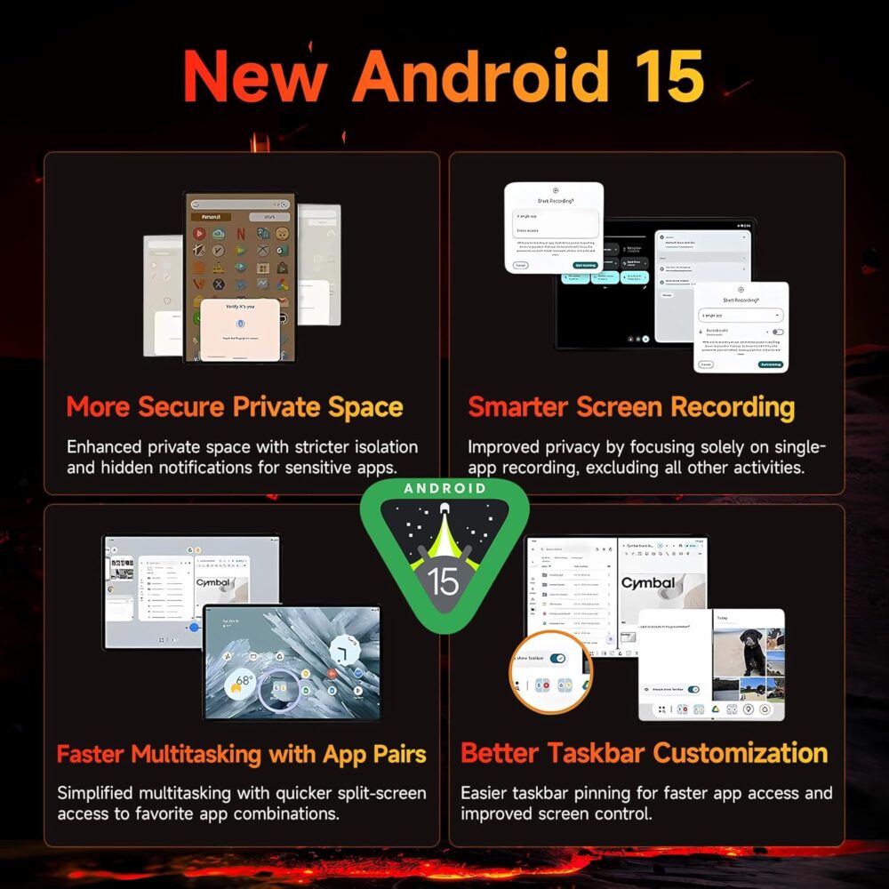 10.1 inch Snapdragon 685 Android 14 Tablet, FHD IPS 1920x1200 Resolution 60Hz Reflex Bpad 10 Pro with Widevine L1, 20GB+128GB(1TB TF), 5MP+5MP Camera, 4G LTE+2.4G/5G WiFi+BT5.0+GPS, 6500mAh - Image 6