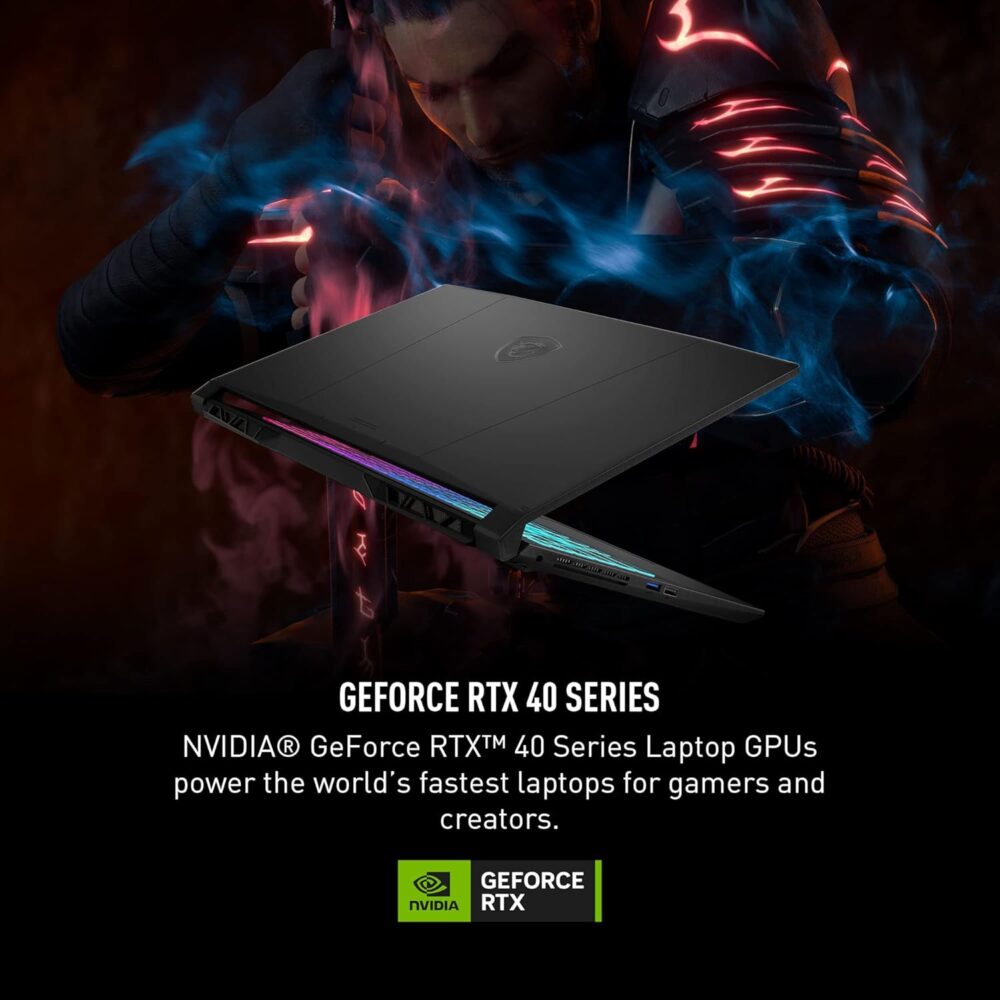 MSI Katana 15 15.6” 165Hz QHD Gaming Laptop: Intel Core i7-13620H, NVIDIA Geforce RTX 4070, 16GB DDR5, 1TB NVMe SSD, Cooler Boost 5, Win 11: Black B13VGK-2000US - Image 5