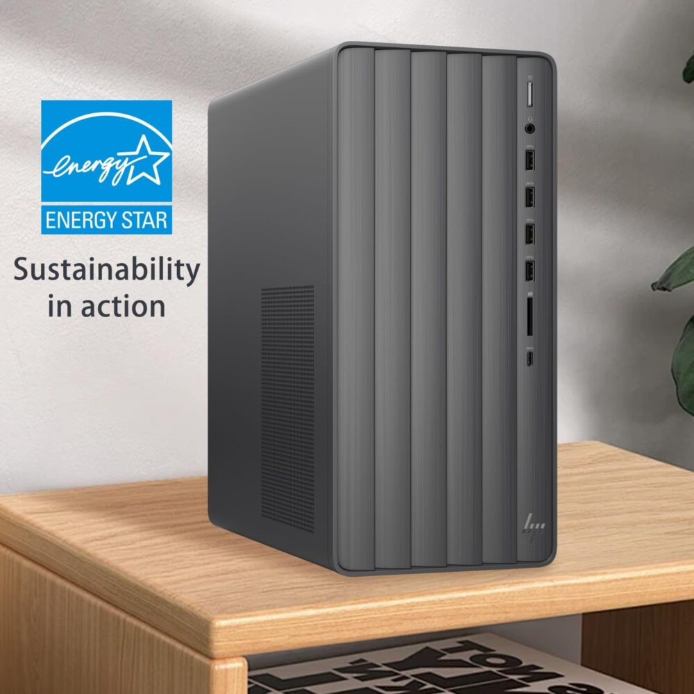 HP Envy Pro TE01 VR-Ready Tower Desktop, Intel i7-14700F, NVIDIA GeForce RTX 4060, 64GB RAM, 2TB SSD, Wired Mouse & KB, 3-in-1 Card Reader, Energy Star Certified, Bundle with Adata 512GB External SSD - Image 8