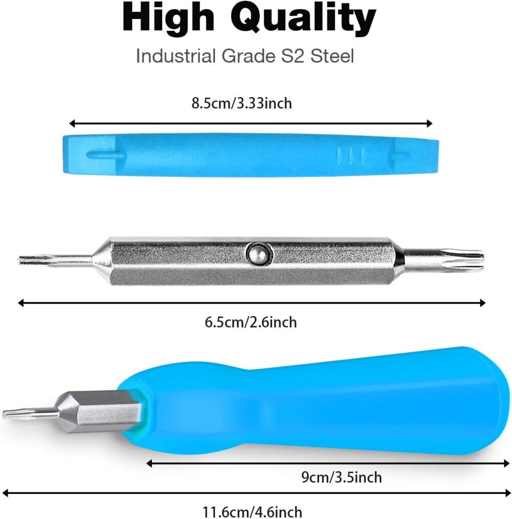 Ring Screwdriver Bit Set for Battery and Wifi Access - Fits All Ring Video Doorbell Models (Blue) - Image 7