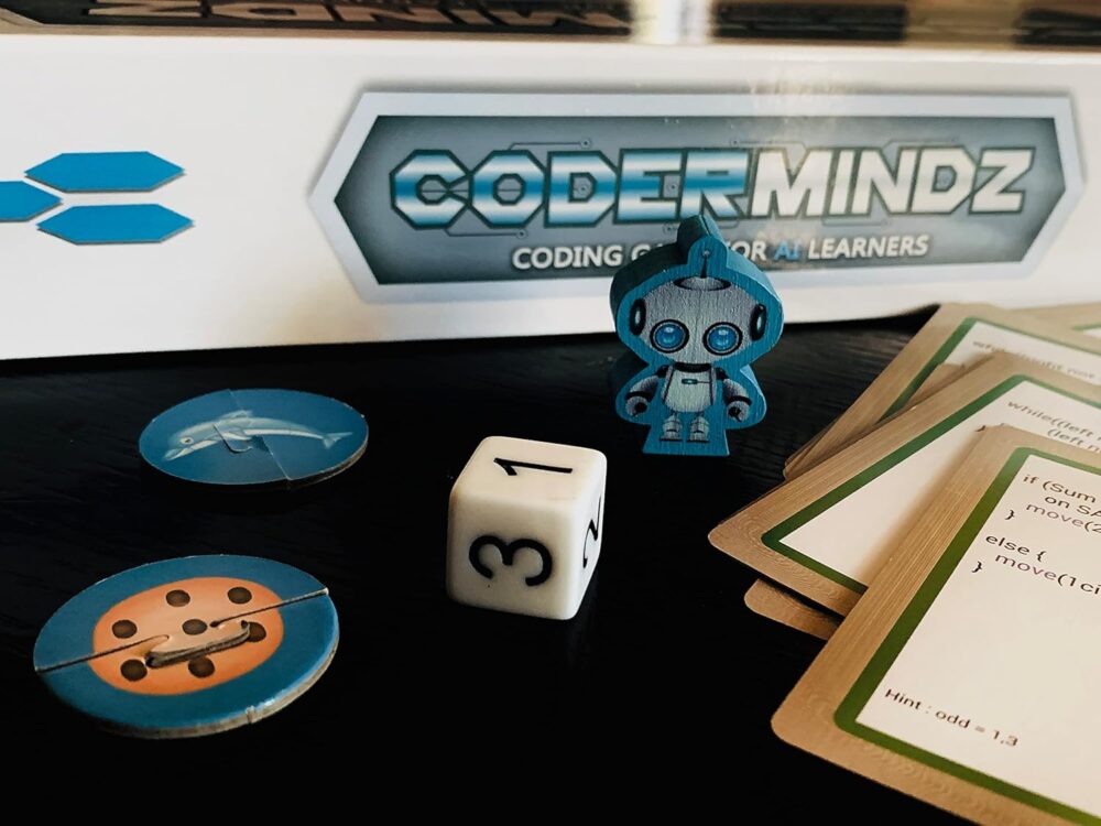 Game for AI Learners! NBC Featured: First Ever Board Game for Boys and Girls Age 6+. Teaches Artificial Intelligence and Computer Programming Through Fun Robot and Neural Adventure! - Image 5