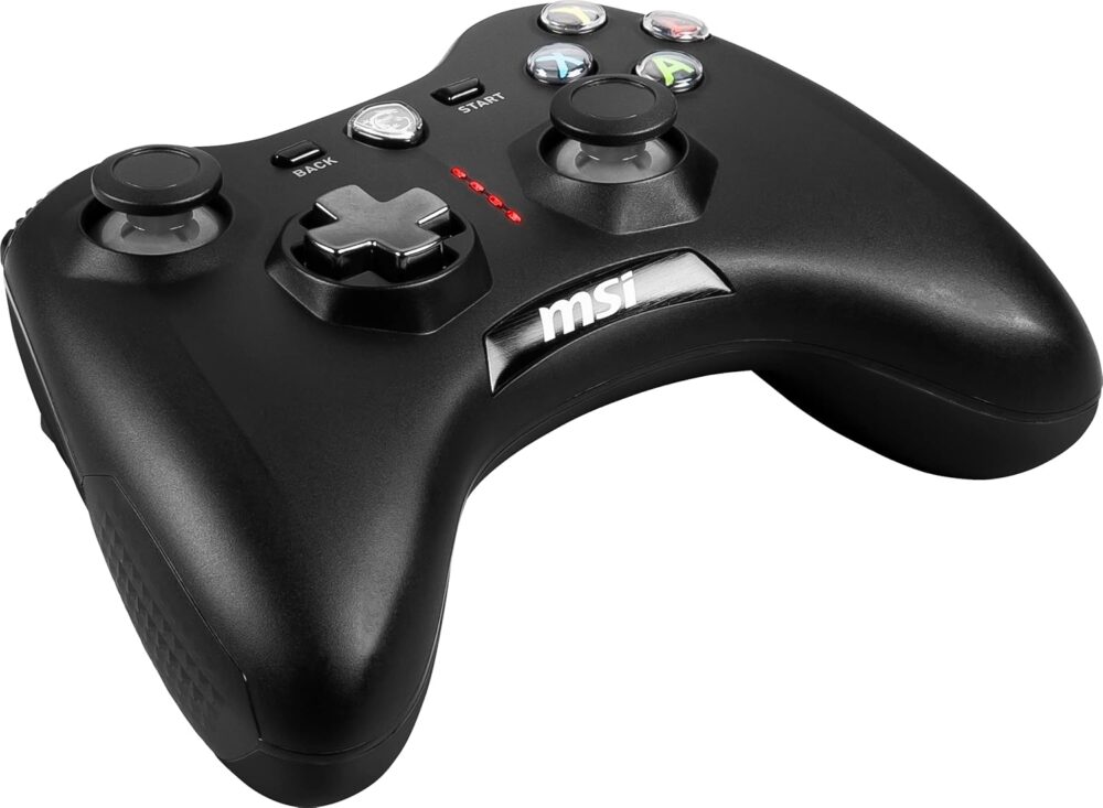 MSI Force GC30V2 Wireless Gaming Controller, Dual Vibration Motors, Dual Connection Modes, Interchangable D-Pads, Compatible with PC & Android, Black - Image 7