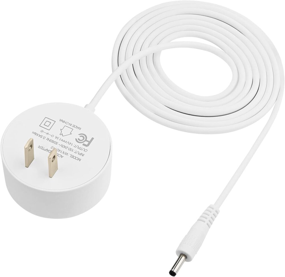 6-Foot Power Adapter Compatible with Google Nest Mini, Nest Hub, Nest WiFi Router and Nest WiFi Point Power Cable (Long) - Image 3