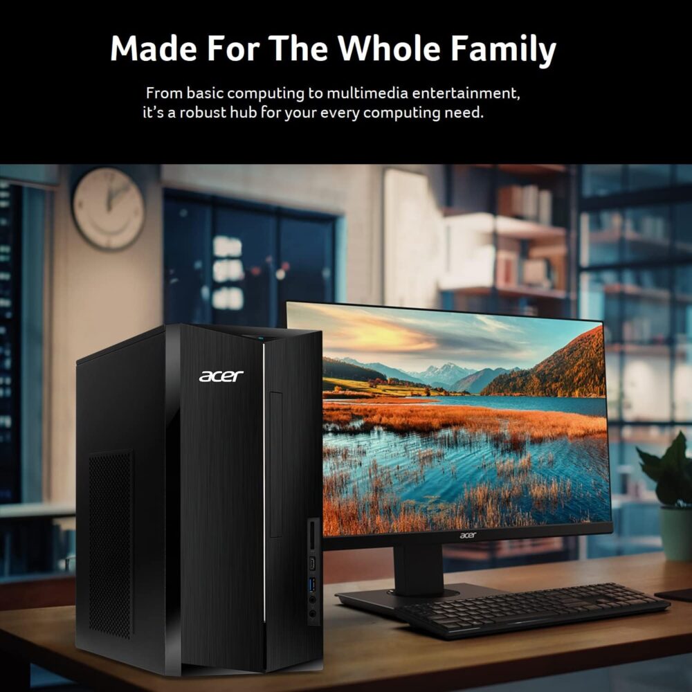 acer Aspire TC-1785-UA92 Desktop | Intel Core i5-14400 10-Core Processor | 8GB DDR5-5600 Memory | 512GB PCIe 4.0 NVMe SSD | SD Card Reader | Wi-Fi 6E | Windows 11 Home - Image 7