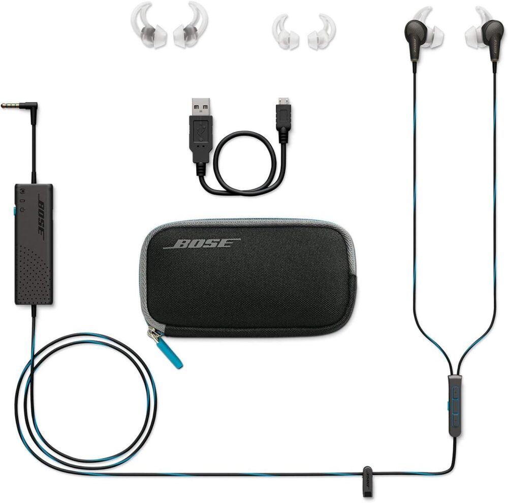 Bose QuietComfort 20 Acoustic Noise Cancelling Headphones, Compatible with Apple Devices, Black (Renewed) - Image 5