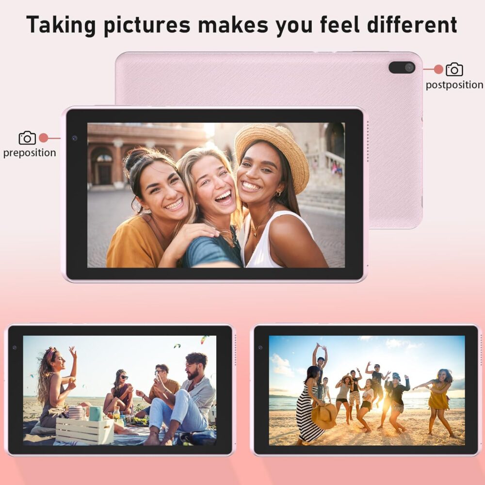Tablet Android 15, 7 inch Tablet, 6GB RAM+32GB ROM/ 1TB Expandable Tableta, 1.6Ghz Quad-core Processor Computer, 1024 * 600 IPS 7'' HD Touch Screen, 5MP Camera, WiFi, Game, Bluetooth - Image 6
