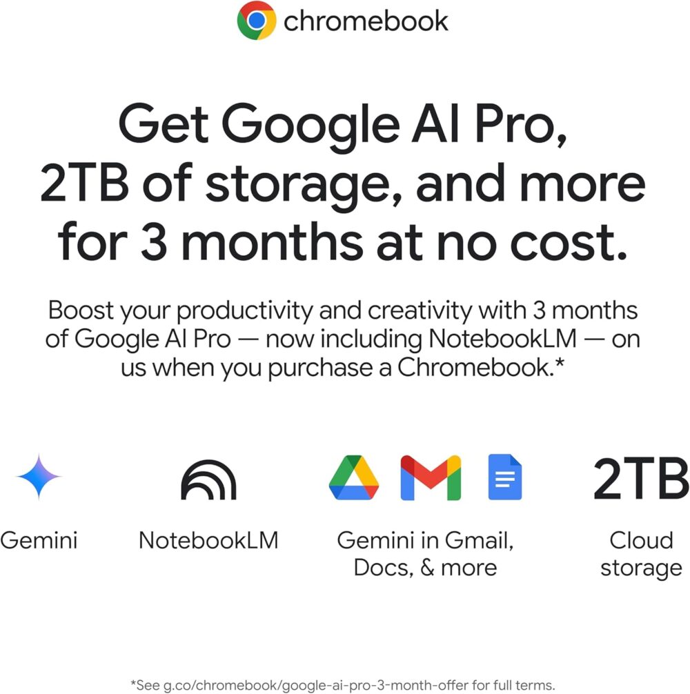 Acer Gateway Chromebook 311 CBO311-1H-C1MX Laptop | Intel Celeron N4500 | 11.6" HD (1366 x 768) Display | 4GB LPDDR4X | 64GB eMMC | Wi-Fi 5 802.11ac | Chrome OS | Star Black - Image 8