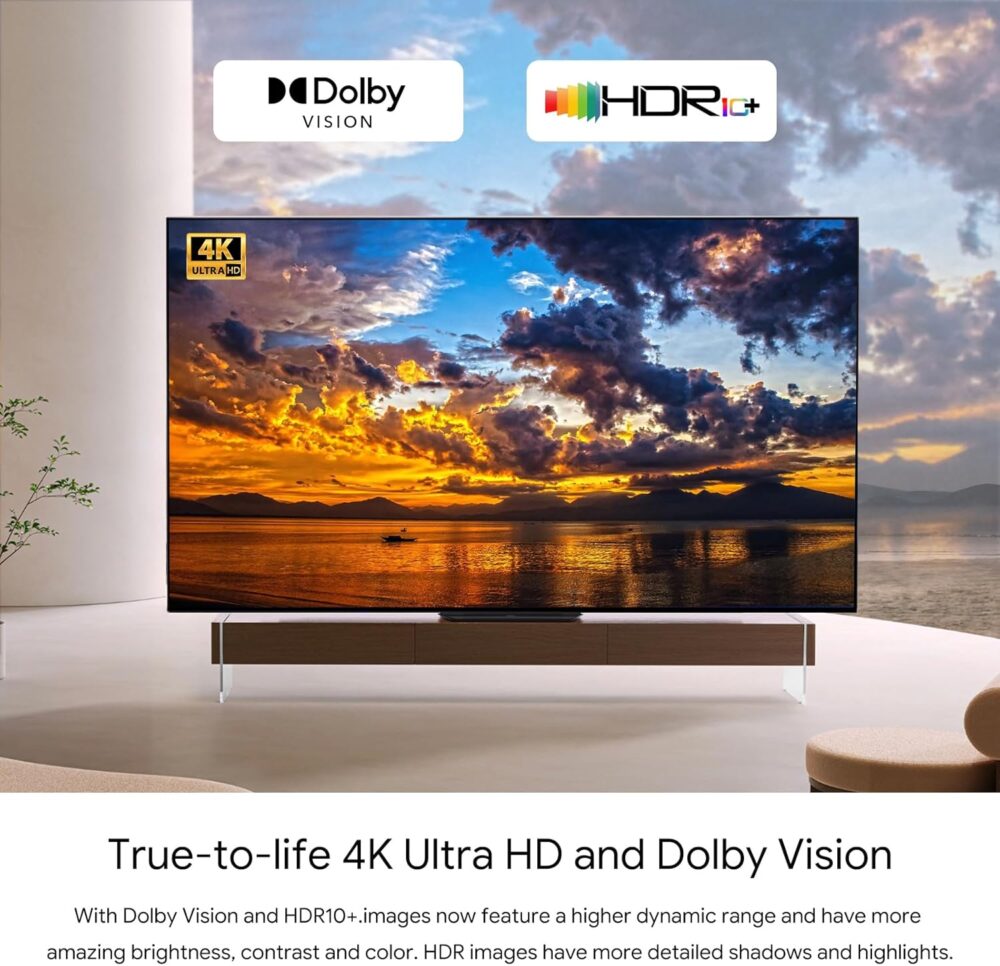 Android TV Box 11.0, MECOOL KM2 Plus Deluxe Smart TV Box 4GB 32GB Certification Netflix Google Assistant Dolby Atmos and Vision, Compatible with AV1 HDR 4K 2.4G 5.0G WiFi6 BT5.0 Amlogic S905X4 - Image 6