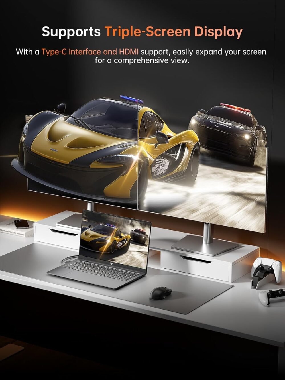 2025 Laptop, Laptop with AMD Ryzen 7 5000 Series (8C/16T, Up to 4.3GHz), 16GB RAM 512GB NVMe SSD Laptop Computer, Radeon RX Vega 8 Graphics, 16.1-inch FHD Display, WiFi 6, Backlit KB - Image 8