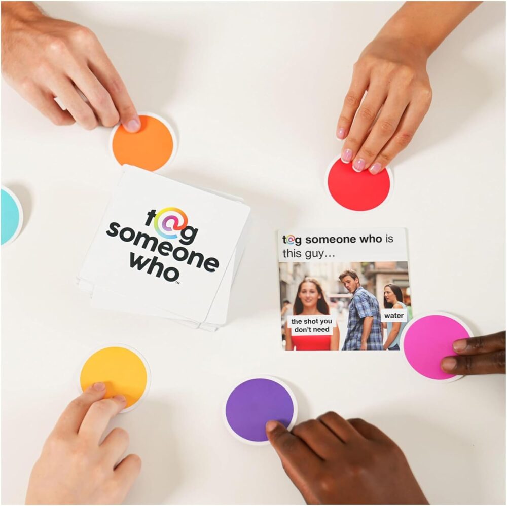 Spin Master Games, Tag Someone Who, The Viral Hit Adult Card Game, Bachelorette Party Activity, Meme Party Game, 3-8 Players, for Ages 18 & Up - Image 3