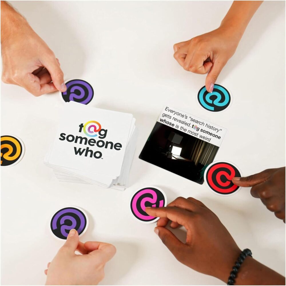 Spin Master Games, Tag Someone Who, The Viral Hit Adult Card Game, Bachelorette Party Activity, Meme Party Game, 3-8 Players, for Ages 18 & Up - Image 4