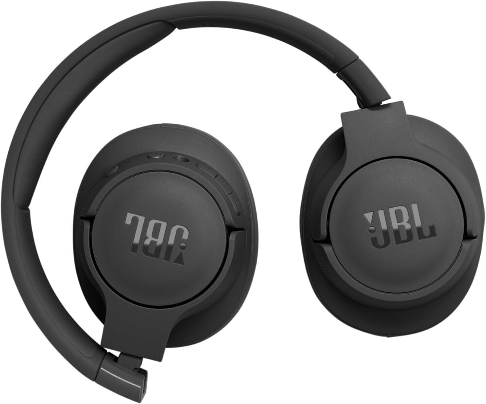 JBL Tune 770NC - Adaptive Noise Cancelling with Smart Ambient Wireless Over-Ear Headphones, Bluetooth 5.3, Up to 70H Battery Life with Speed Charge, Lightweight (Black) (Renewed) - Image 3