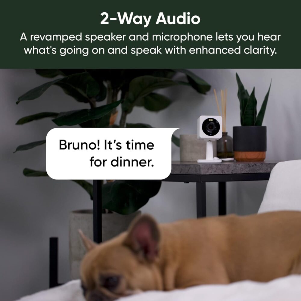 WYZE Cam OG Indoor/Outdoor 1080p WI-Fi Smart Home Security Camera with Color Night Vision, Built-in Spotlight, Motion Detection, 2-Way Audio, Compatible with Alexa & Google Assistant, White (2-Pack) - Image 7
