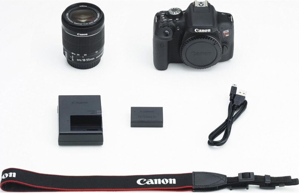 Canon EOS Rebel T6i Digital SLR with EF-S 18-55mm is STM Lens - Wi-Fi Enabled - Image 3