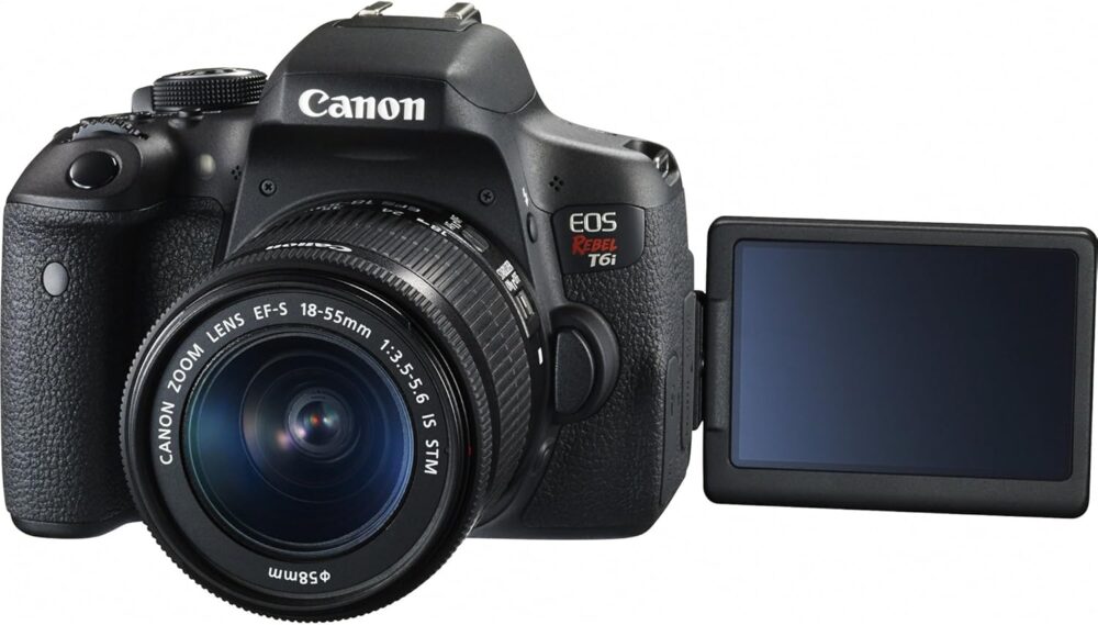 Canon EOS Rebel T6i Digital SLR with EF-S 18-55mm is STM Lens - Wi-Fi Enabled - Image 4