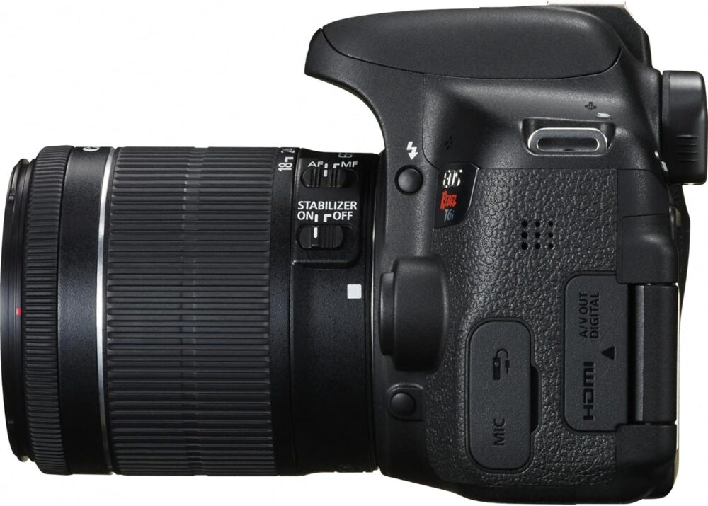 Canon EOS Rebel T6i Digital SLR with EF-S 18-55mm is STM Lens - Wi-Fi Enabled - Image 6