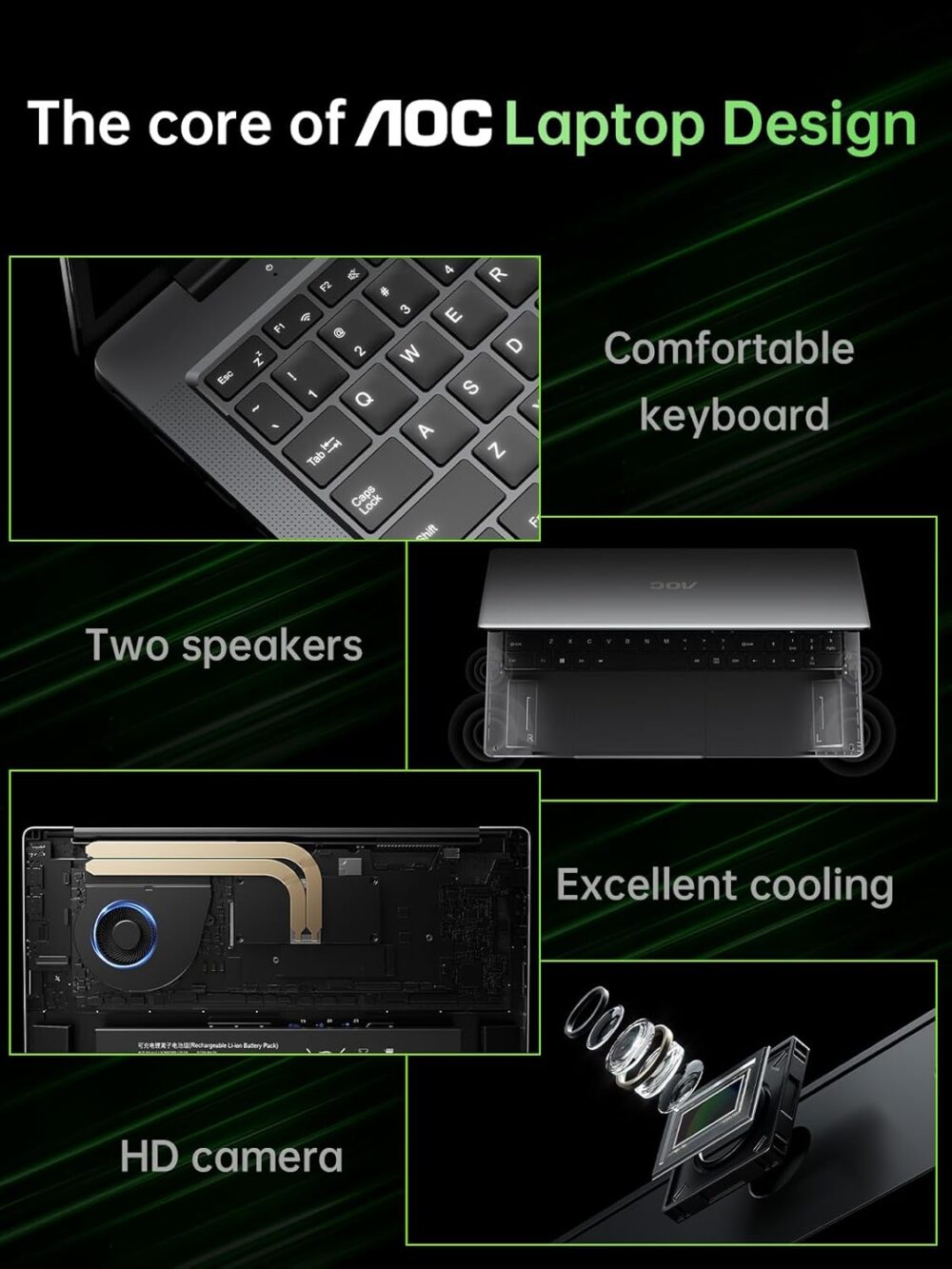 2025 Laptop with AMD Ryzen 7 5700U Processor(8C/16T, Up to 4.3GHz), 16.1“ FHD Display Laptop Computer with Backlit Keyboard, 16GB RAM 512GB NVMe SSD, WiFi 6, HDMI, USB3.2, Type-C, 53Wh Battery - Image 7