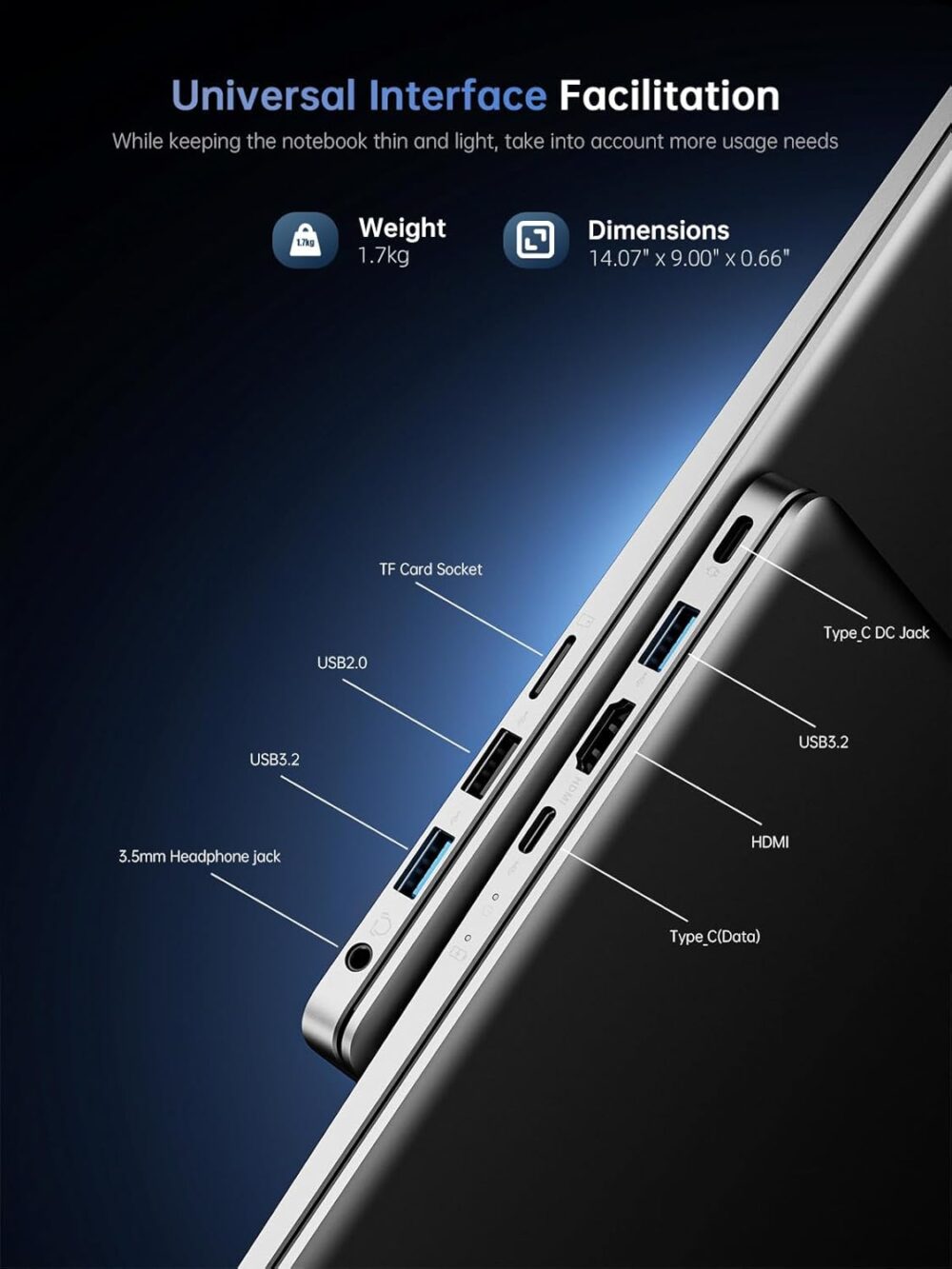 2025 Laptop, Laptop Computer with Quad-Core Processor(Up to 3.6GHz), 16GB DDR4 512GB SSD Laptop, 15.6" IPS 1080P, Metal Shell, USB3.2 - Image 5