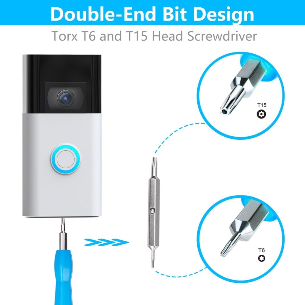 Adjustable 30 to 55 Degree Doorbell Angle Mount Compatible with Video Doorbell 1/2/3/4/(2020 Release)/Battery Doorbell Plus/Pro, Doorbell Camera Door Mount Wedge Kit for House - Image 6