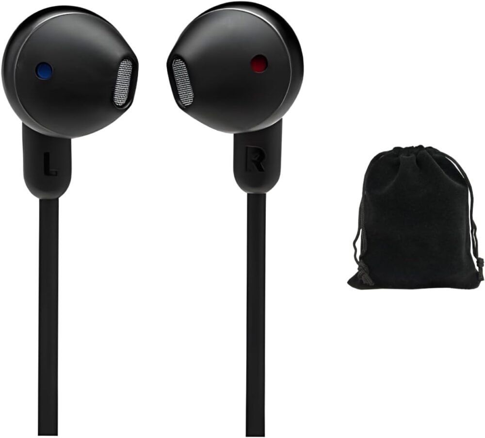 JBL Tune 215BT Wireless Earbud Headphones - Bluetooth 5.0, 16-Hour Battery Life, Pure Bass Sound, Multi-Point Connection, Voice Assistant Support, Tangle-Free, Comfort-Fit Earbuds, Includes Pouch - Image 3