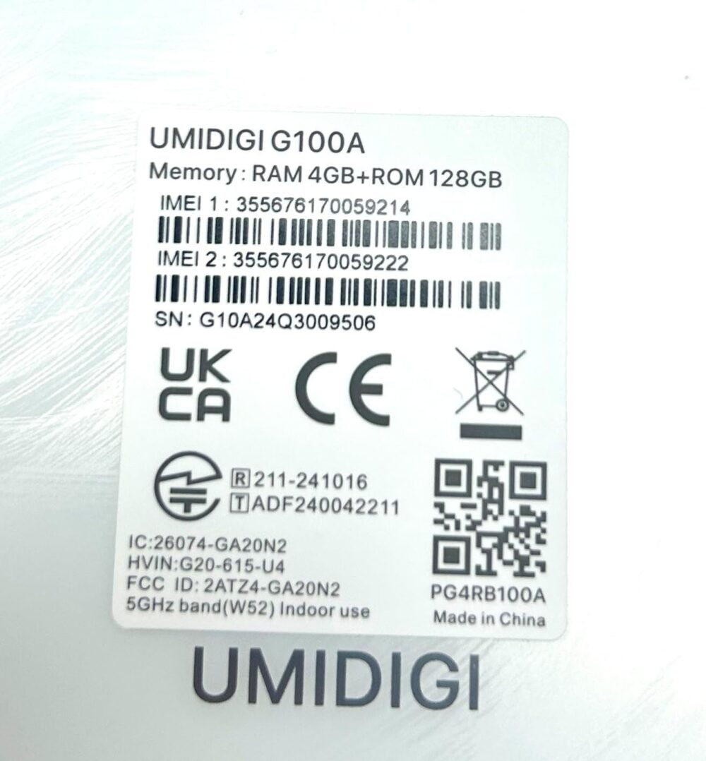 UMIDIGI G100A Unlocked Phone, 6.9" HD+ 120Hz Display, Android 14 Cell Phone, 6000mAh Battery Smartphone, 8(4+4) GB+128GB/1TB TF, UNISOC T615, 13MP Camera, 4G Dual SIM Phone, Face ID/Fingerprint, GPS - Image 10