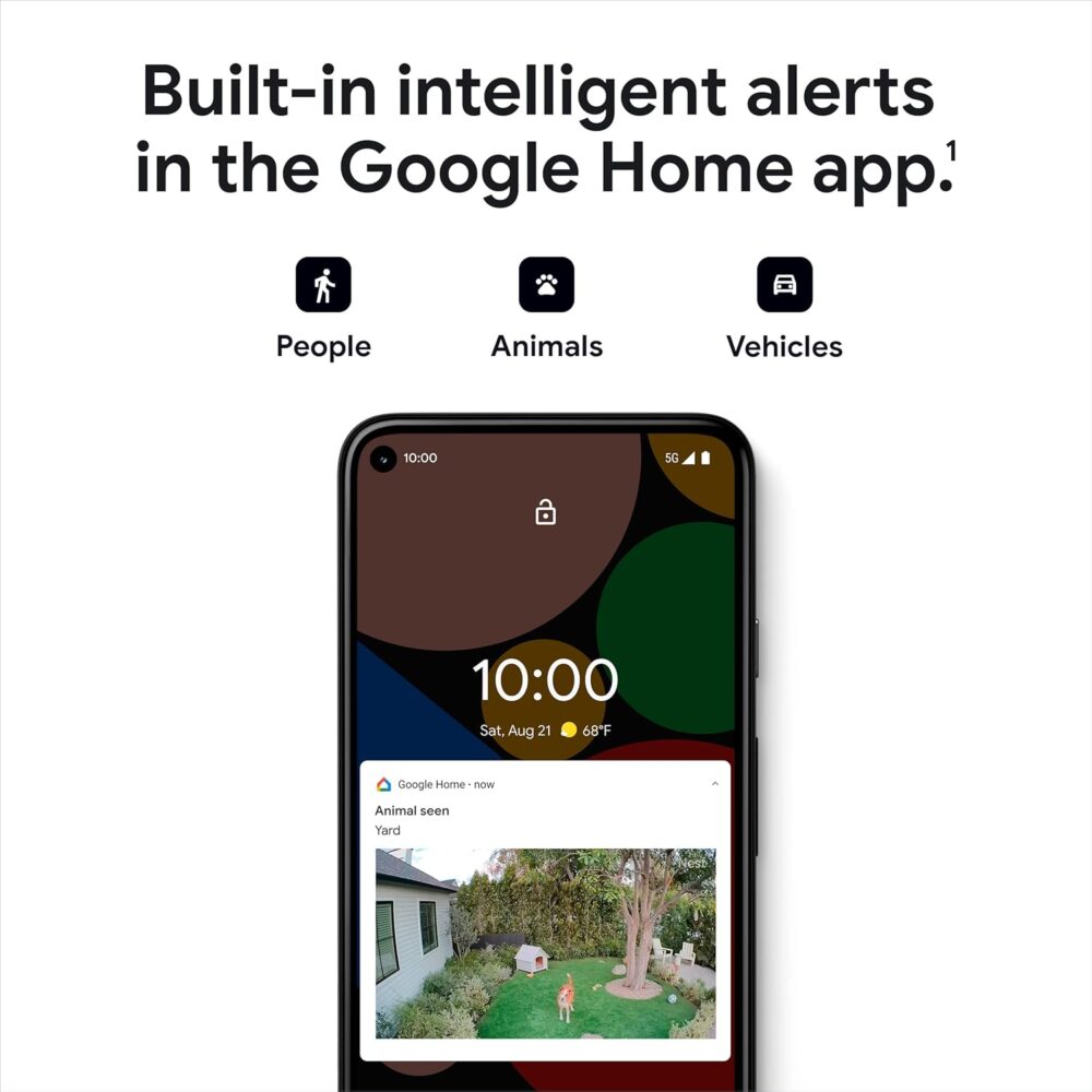 Google Nest Cam Outdoor or Indoor, Battery - 2nd Generation - 1 Pack - Image 3