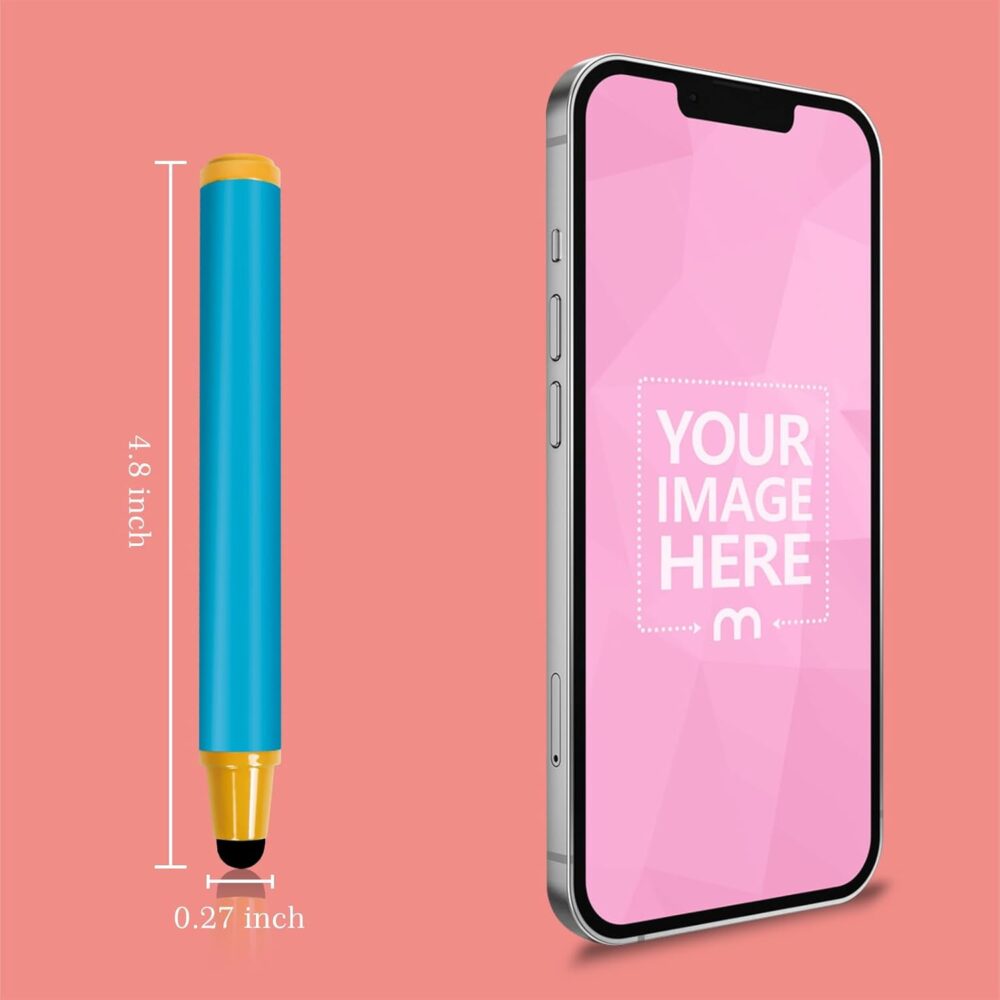 Kid-Friendly Stylus Pens for Touch Screens, Crayon Stylus Pen for iPhone Ipad Air Mini Pro, Fire HD Kids Tablet, Android Tablet, Dragon Touch - Blue Pink Green Purple Red (5 Pack) - Image 6