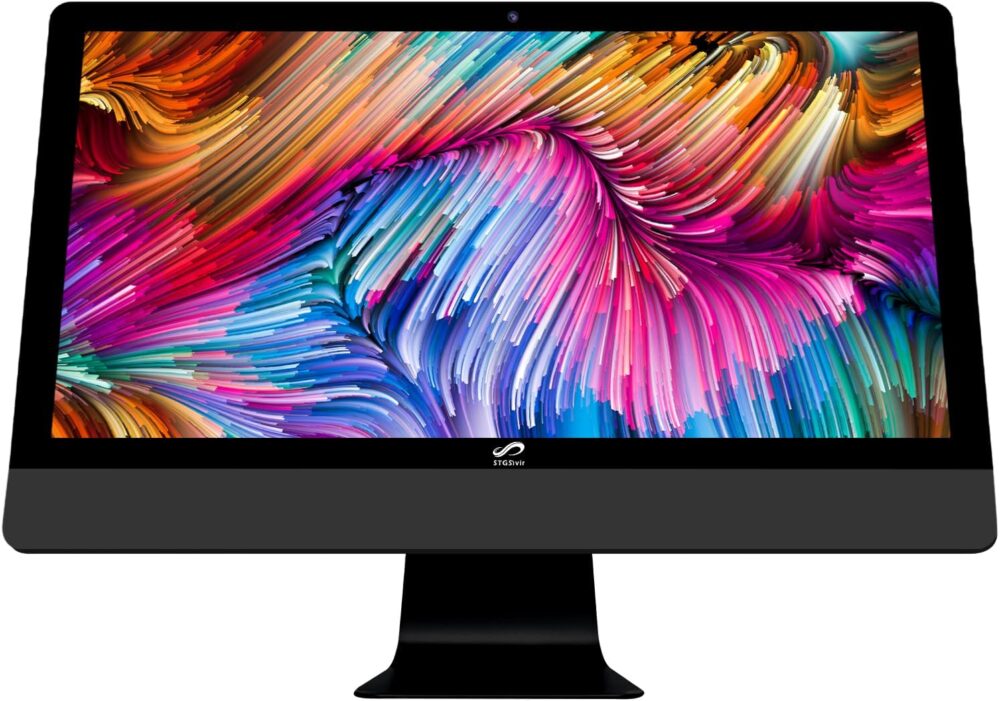 STGSivir All in One Desktop Computer, 22" FHD Display, Intel Core i5 up to 3.7G, 16G RAM, 512G SSD, WiFi, BT 5.0, RGB Keyboard & Mouse & Mouse Pad, Webcam, Windows 10 Home - Image 4