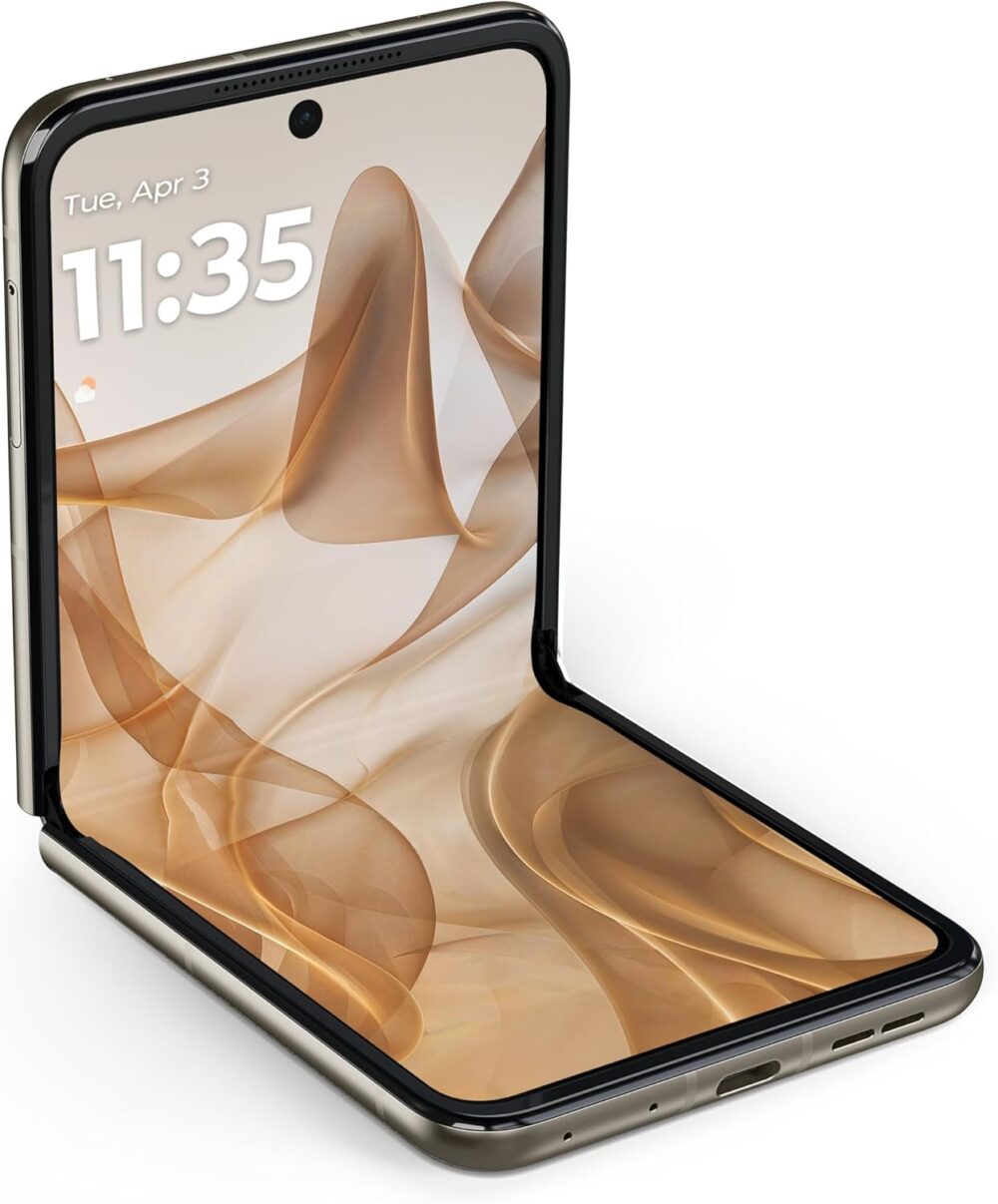 Motorola razr | 2024 | Unlocked | Made for US 8/256GB | 50MP Camera | Beach Sand - Image 8